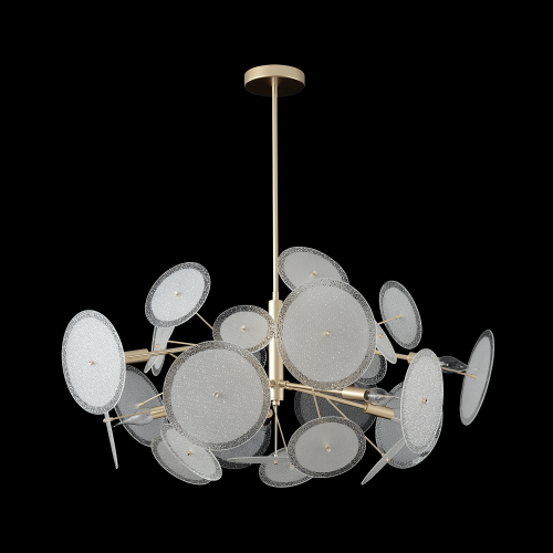 Crystal Lux Люстра Crystal Lux DANDELION SP10 GOLD фото 3