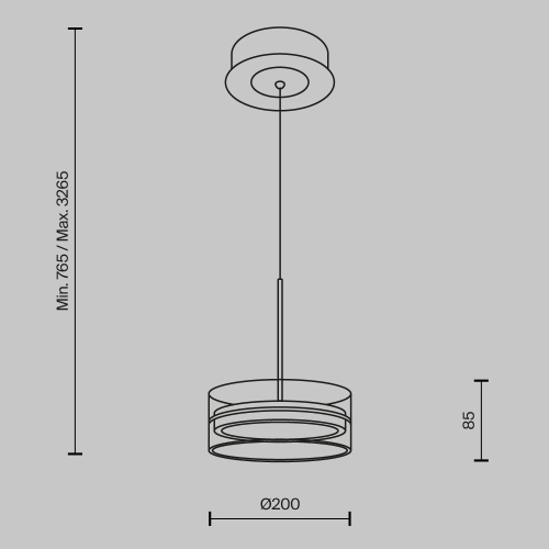 Подвесной светильник Maytoni MOD348PL-L14BBS3K фото 11