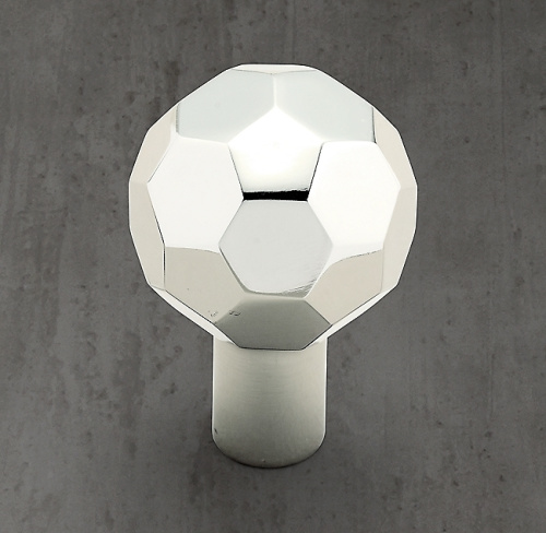 Ручка-кнопка Durham d.3.8 Polished Nickel