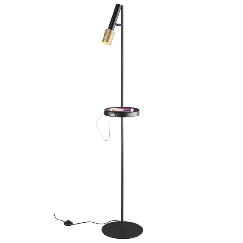 4240/1F HIGHTECH ODL21 321 черн/зол/металл Напольн.св-ник c выкл, USB IP20 LED GU10 max 10W MEHARI 4240/1F HIGHTECH ODL21 321 черн/зол/металл Напольн.св-ник c выкл, USB IP20 LED GU10 max 10W MEHARI