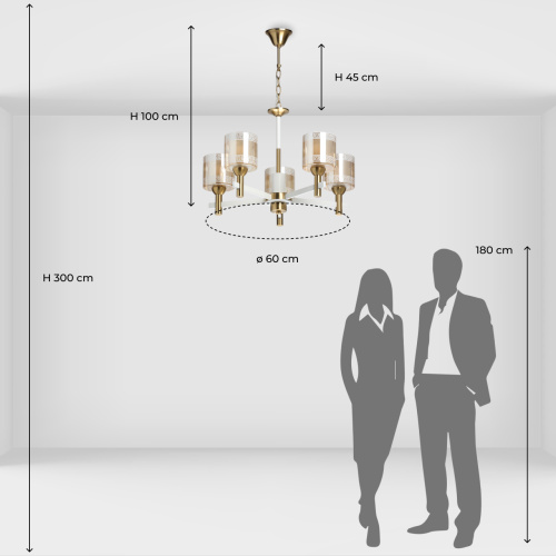 Люстра подвесная De City Каталина 361011805 фото 7 Люстра подвесная De City Каталина 361011805 фото 7