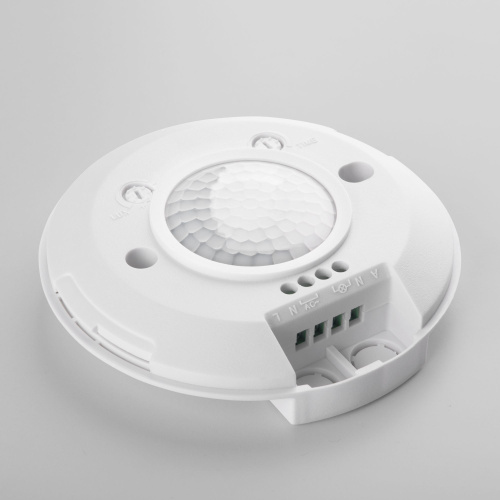 Инфракрасный датчик движения 6м 2000W 360° IP20 SNS-M-11 белый фото 4