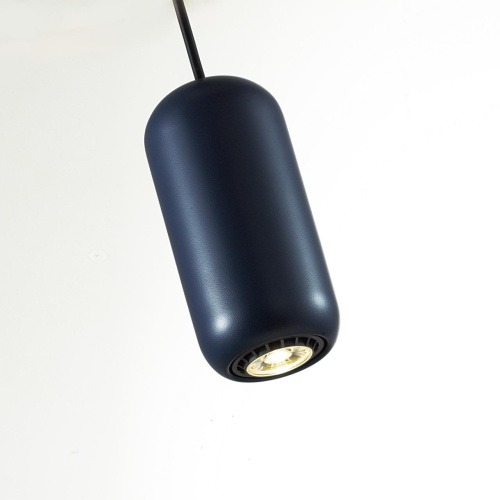 5060/1C PENDANT ODL24 377 темн.синий/черный/металл Подвес GU10 LED 4W COCOON фото 3