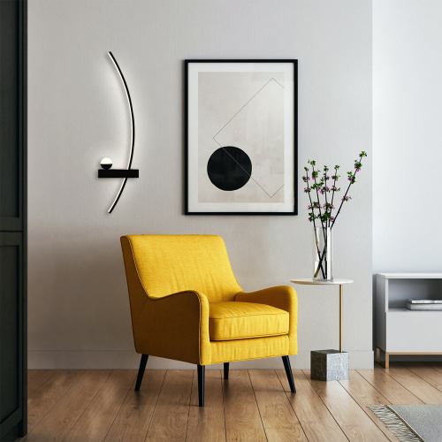 Настенный светильник Escada 10220/2 LED*15W Black R фото 2