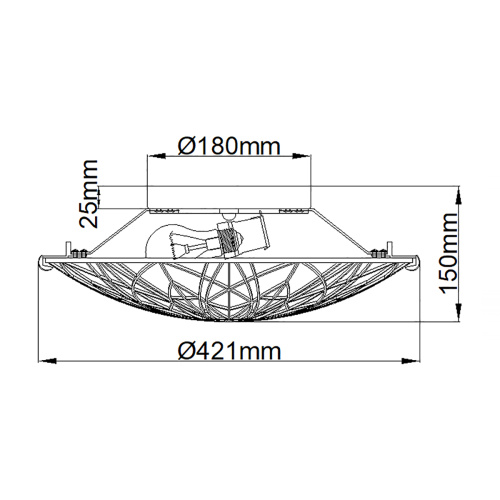Потолочный светильник Quoizel, Арт. QZ-VICTORY-SF фото 5