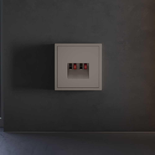 Накладка для розетки акустической 4-местной , S70 (капучино) Voltum VLS001514 Накладка для розетки акустической 4-местной , S70 (капучино) Voltum VLS001514