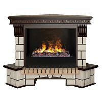 Электрокамин RealFlame Stone Coner AO античный дуб с очагом 3D Cassette 630