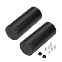 Заглушка ROUND-D36-360 BLACK с отверстием Arlight 050534