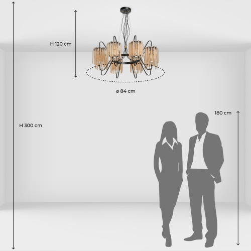 Люстра подвесная MW-Light Лавиния 443010908 фото 8