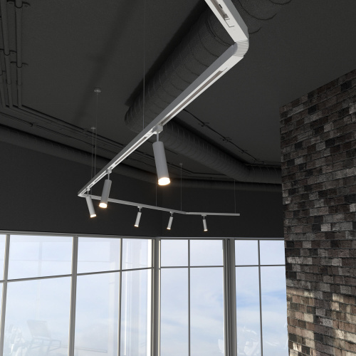 Гибкий коннектор для однофазного шинопровода белый TRC-1-1-FLEX-WH фото 5 Гибкий коннектор для однофазного шинопровода белый TRC-1-1-FLEX-WH фото 5