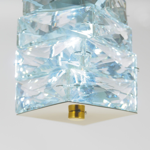 Подвесной светильник светодиодный хрустальный LDP 6035-12 GD фото 3 Подвесной светильник светодиодный хрустальный LDP 6035-12 GD фото 3