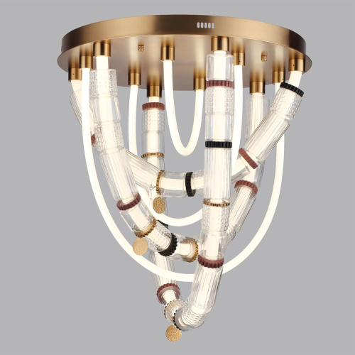5455/80CL L-VISION ODL_EX26 043 сатин.латунь/терракот/черный Люстра потолочная LED 80W 4000K COLLIER фото 5 5455/80CL L-VISION ODL_EX26 043 сатин.латунь/терракот/черный Люстра потолочная LED 80W 4000K COLLIER фото 5