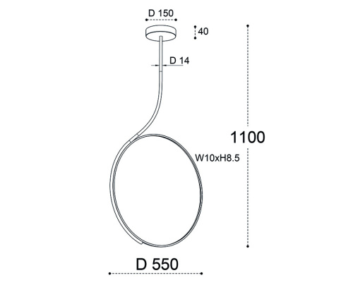 IT013-6025 white 3000K светильник подвесной фото 2