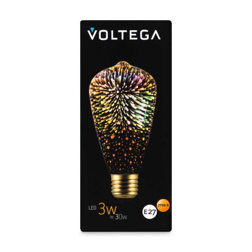 Лампа светодиодная филаментная Voltega 271 E27 3W 2700K 8526 фото 9 Лампа светодиодная филаментная Voltega 271 E27 3W 2700K 8526 фото 9