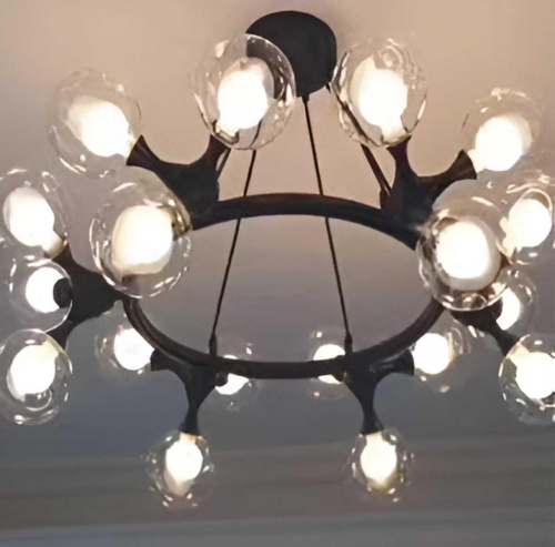 Люстра подвесная Alfa Light F3824-17 BK G9*15 Люстра подвесная Alfa Light F3824-17 BK G9*15