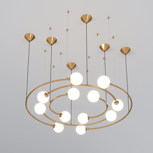 Подвесная люстра Bogates Brook 359/12 латунь Подвесная люстра Bogates Brook 359/12 латунь