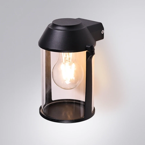 Уличный настенный светильник Arte Lamp MINCHIR A8306AL-1BK фото 2 Уличный настенный светильник Arte Lamp MINCHIR A8306AL-1BK фото 2