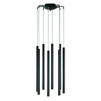 L8T747247 Люстра TUBO LED 40W 2560LM 25G ЧЕРНЫЙ 4000K (574737+747247 (8шт)
