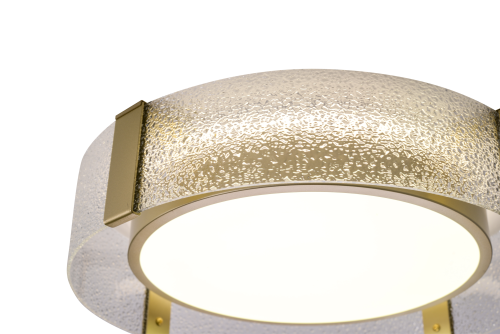 Накладной светильник с подсветкой золото LED 48+15Вт D40см Zortes GERDA ZRS.1097.40 фото 6