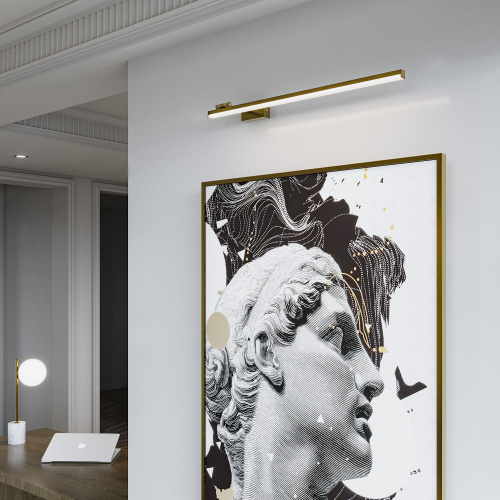 Светильник настенный светодиодный Acento латунь 40155/LED фото 3
