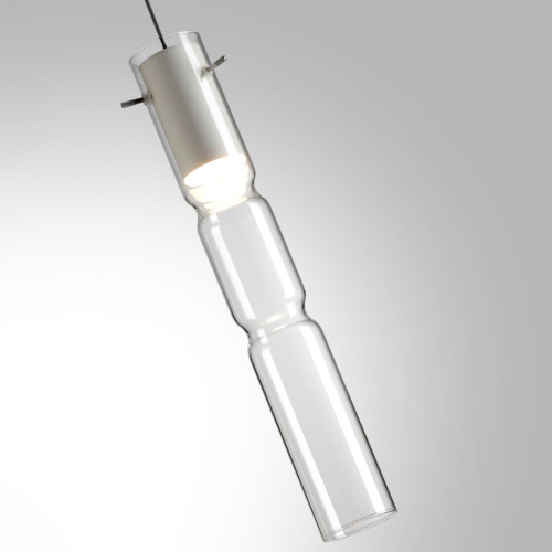 5059/5LB PENDANT ODL24 385 белый/прозрачный/металл/стекло Подвес LED 5W 3000K SCROW фото 3