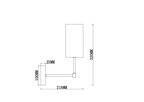 Настенный светильник (бра) Freya FR5184WL-01BS фото 2