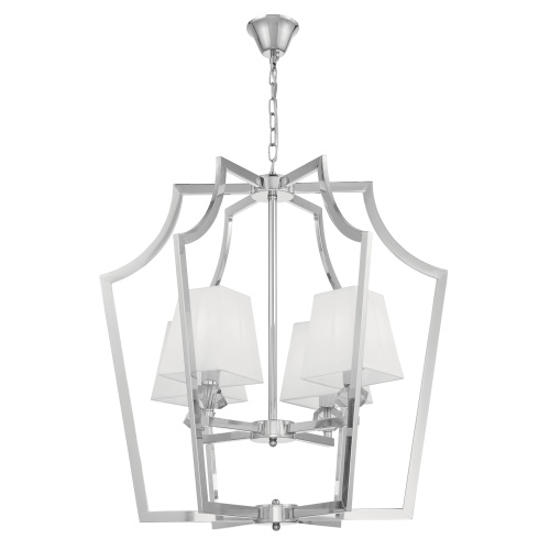 Подвесная люстра Lumina Deco Montero LDP 1249-4 CHR+WT фото 2 Подвесная люстра Lumina Deco Montero LDP 1249-4 CHR+WT фото 2