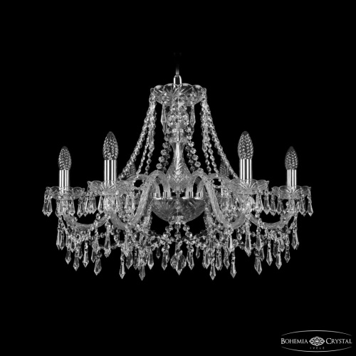Люстра хрустальная 1403/6/240 Ni Bohemia Ivele Crystal (Богемия Ивеле Кристалл)