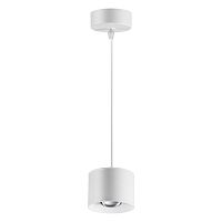 358655 OVER NT21 446 белый Светильник накладной светодиодный, провод 2м IP20 LED 4000К 12W 220V PATERA