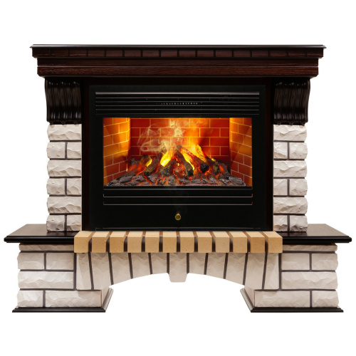 Электрокамин RealFlame Country 26 AO античный дуб с очагом 3D Novara Электрокамин RealFlame Country 26 AO античный дуб с очагом 3D Novara