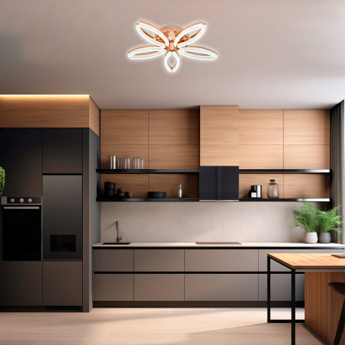 Потолочный светильник 100013/5C LED*98W Brass фото 6 Потолочный светильник 100013/5C LED*98W Brass фото 6