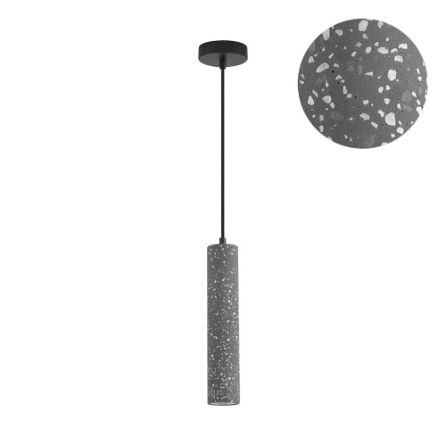 8354/1A SUSPENTIONI LN26 331 черный, металл/цемент Подвес GU10 LED 5W 220V SHAMAREL
