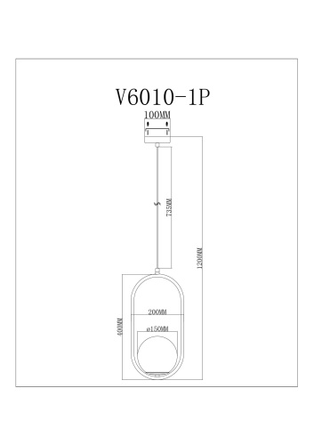 Светильник подвесной Moderli V11585-1P Klaster фото 6