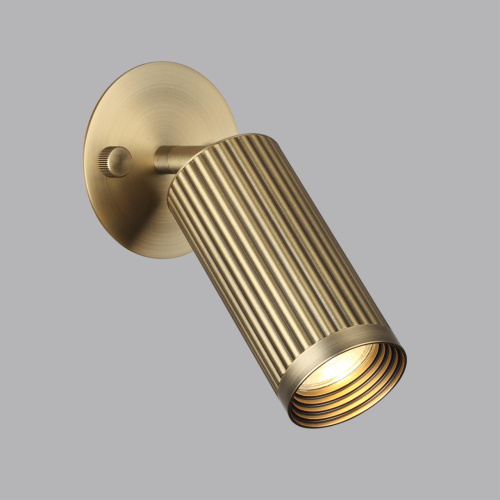 7013/1WA HIGHTECH ODL25 477 Настенный св-к поворотный на 180°/350° металл/под латунь IP20 LED GU10 10W 220V MANCHESTER фото 4 7013/1WA HIGHTECH ODL25 477 Настенный св-к поворотный на 180°/350° металл/под латунь IP20 LED GU10 10W 220V MANCHESTER фото 4