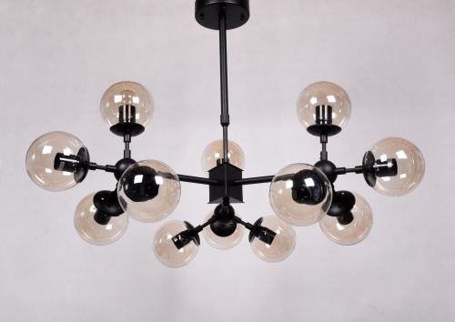 Подвесной светильник Lumina Deco Zodiak LDP 160-12 BK+TEA фото 2