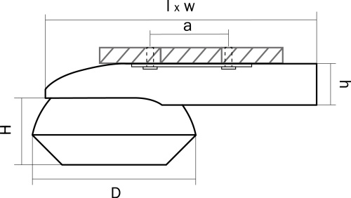 051219 Светильник ORBE LED15W 1240LM 60G СЕРЫЙ 4000K фото 3