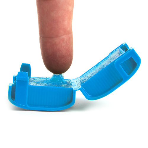 LD548 Коробка изоляционная с гелем, 450V, 52х38х26, синий фото 5