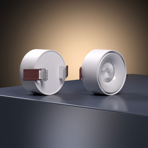 Светильник встраиваемый светодиодный Glam белый 25095/LED фото 3