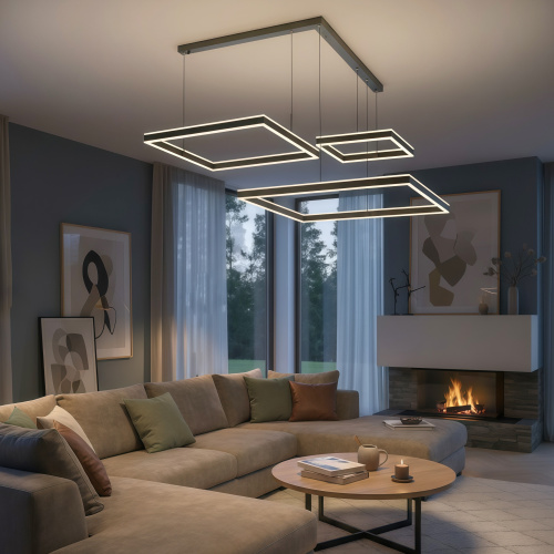 Citilux Дуэт CL719K311 LED Люстра подвесная с пультом Чёрная фото 12 Citilux Дуэт CL719K311 LED Люстра подвесная с пультом Чёрная фото 12