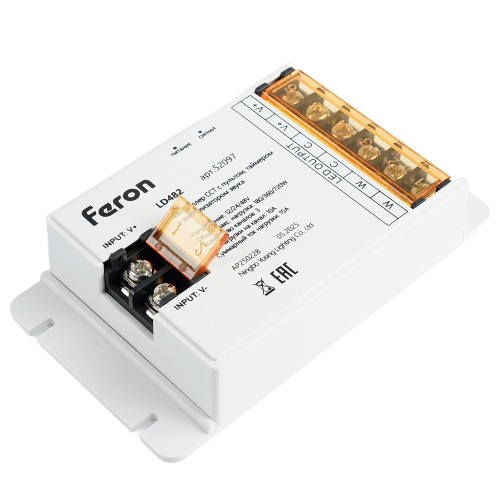 LD482 Контроллер CCT с пультом, таймером и визуализатором звука 12-24-48V фото 6