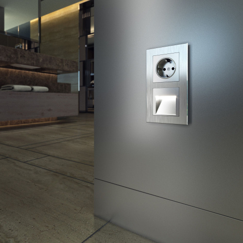 Рамка из металла на 2 поста Аluminium алюминий W0021706 фото 8 Рамка из металла на 2 поста Аluminium алюминий W0021706 фото 8