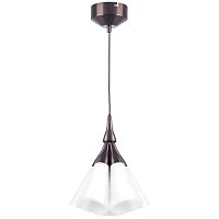 757150 Люстра CONE 5х10W (led) E14 КОФЕЙНЫЙ/БЕЛЫЙ