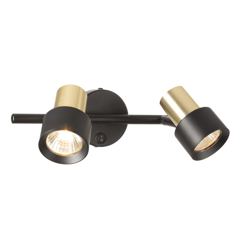Citilux SAT CL505621 Спот поворотный с выключателем Чёрный+Золото фото 3 Citilux SAT CL505621 Спот поворотный с выключателем Чёрный+Золото фото 3
