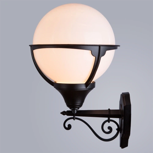 Уличный настенный светильник Arte Lamp MONACO A1491AL-1BK фото 2 Уличный настенный светильник Arte Lamp MONACO A1491AL-1BK фото 2