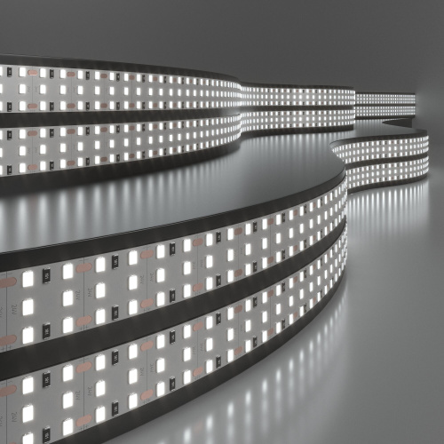 Светодиодная лента 360 LED 26 Вт IP20 трехрядная 6500К холодный белый, 5м 2835 24V 360Led 26W IP20 Светодиодная лента 360 LED 26 Вт IP20 трехрядная 6500К холодный белый, 5м 2835 24V 360Led 26W IP20