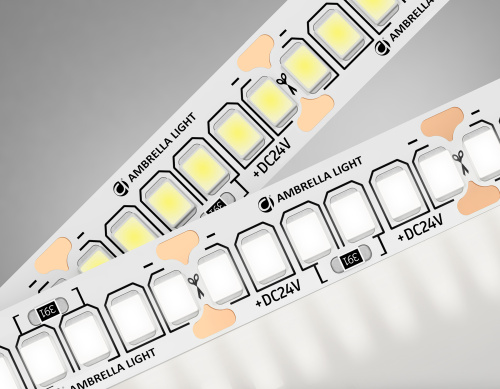 Светодиодная лента 24В 2835 120Led 10Вт/м 4500K IP20 5м