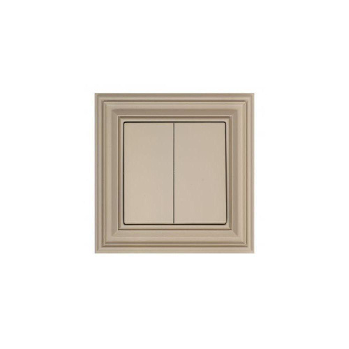 Выключатель двухклавишный Liregus Retro кремовый омбре 29-106 Выключатель двухклавишный Liregus Retro кремовый омбре 29-106