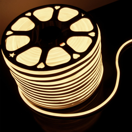 Светодиодный гибкий неон 220 В 9.6 Вт/м 120 Led/м 2835 IP67, односторонний теплый белый 3300 K, 50 м Гибкий неон 220V 9,6W 120Led 2835 IP67 односторонний теплый белый, 50 м фото 6 Светодиодный гибкий неон 220 В 9.6 Вт/м 120 Led/м 2835 IP67, односторонний теплый белый 3300 K, 50 м Гибкий неон 220V 9,6W 120Led 2835 IP67 односторонний теплый белый, 50 м фото 6