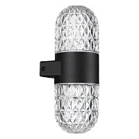 359296 STREET NT24 724 черный Светильник ландшафтный настенный IP65 LED 14W 4000K 175-265V ESTIMA