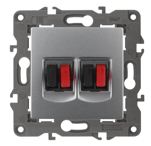 Аудиорозетка двойная ЭРА Elegance 14-3112-03 Б0034328 Аудиорозетка двойная ЭРА Elegance 14-3112-03 Б0034328